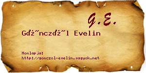 Gönczöl Evelin névjegykártya